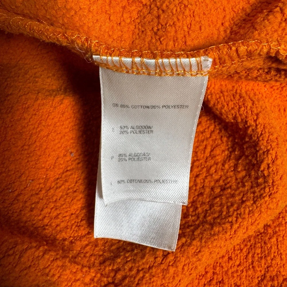 The North Face Trans-Antarctica Expedition 1990 Full Zip Hoodie Mens XL Orange